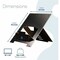 R-Go Ergonomic Laptop Stand, Riser, Flexible, TAA Compliant RGORISTBL - alternate 1