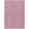 Homeroots 8' X 10' Blush And Ivory Geometric Washable Indoor Outdoor Area Rug 612115 - alternate 2