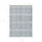 Homeroots 5' X 8' Denim Blue Green And Ivory Plaid Washable Indoor Outdoor Area Rug 597548 - alternate 2