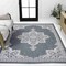 Jonathan Y Arden Vintage Casual Medallion Blue/Cream 5 ft. x 8 ft. Indoor/Outdoor Area Rug SMB300C-5 - alternate 4