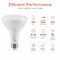 Euri Lighting BR30 LED Flood Bulb, 9W, 810 lm, 65W Eq., 5000K, E26, Dimmable, CEC/JA8, UL EB30-9W5050cec - alternate 1