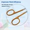 A2Z Scilab IRIS Scissors 7 inches Stainless Steel Straight Blades Lab Shears with Color Handle A2Z-ZR1136 - alternate 2