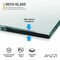 Anzzi Welle 74x34in Framed Fixed Shower Screen Door, Matte Black with 5/16in 8mm Tempered Fluted Glass SD-AZ22-01MB-FL - alternate 2