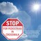 Signmission Stop For Pedestrian in Crosswalk, 4 inch X 4 inch, Vinyl Decal, 2PK OC-D-2PACK-4-120 - alternate 2