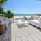 Homeroots 3' X 5' Beige And Ivory Geometric Washable Indoor Outdoor Area Rug 600792 - alternate 4