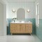 James Martin Vanities 60 in. Single Vanity, Light Natural Oak, w/Single Hole 3 CM White Zeus Quartz Top & Backsplash 545-V60S-LNO-1WZ - alternate 3
