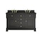 James Martin Vanities Brookfield 60" Double Vanity, Black Onyx, w/ 3 CM Phantome Eclos Top 547-V60D-BKO-3PHT - alternate 1