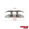 Extreme Max Extreme Max 3006.6631.2 Folding Stainless Steel Cleat - 4-1/2”, Value 2-Pack 3006.6631.2 - alternate 2