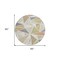 Homeroots 8' Ivory Brown And Green Round Geometric Washable Indoor Outdoor Area Rug 600374 - alternate 3