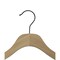 Nahanco 17in Raw Wooden SlimLine Suit Hanger w/ Pant Bar and Gunmetal Hook, 50PK SL71517WB50GM - alternate 2