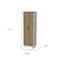Homeroots 71in White and Light Brown Wood Accent Cabinet With Two Doors 534999 - alternate 2