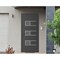 Vdomdoors Front Exterior Prehung Metal-Plastic Door, Manux 8933 Antracite Grey, Office Commercial and Residen MANUX8933EXD-ANT-W32xH80-RH - alternate 1