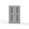 Strong Hold 14 GA Extra Heavy Duty Double Shift Ventilated (Hex) Cabinet 46-DS-H-246-L - alternate 2