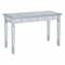 Homeroots 47" Silver Mirrored Writing Desk With Two Drawers 402053 - alternate 3