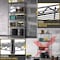 Factory 2U Wire Shelving Unit, 14inD x 35inW x 69inH, 5 Shelves, Medium Duty 250 lbs Per Shelf, Black 803975 - alternate 2