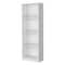 Homeroots 71" White Wood Four Tier Bookcase 546190 - alternate 2