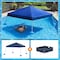 Sunjoy Pool Gazboe with  36in Wicker floating pool tray-Navy A109900201 - alternate 1
