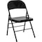 Flash Furniture Metal Folding Chair, Black HF3-MC-309AS-BK-GG - alternate 1
