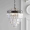 Jonathan Y Wyatt 12" 2-Light Crystal LED Chandelier, Polished Nickel/Clear JYL9006A - alternate 2