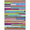 Homeroots 3' X 5' Lavender Orange And Lime Green Striped Washable Indoor Outdoor Area Rug 613290 - alternate 4