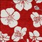 Homeroots 8' X 10' Red Ivory And Gray Floral Washable Indoor Outdoor Area Rug 599919 - alternate 2