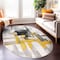World Rug Gallery Contemporary Modern Abstract Area Rug 5 ft x 7 ft Oval Gold 950GOLD5OV - alternate 3