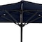 Pure Garden Half Umbrella Outdoor Patio Shade 9 ft Patio Umbrella w/ Easy Crank Small Canopy 50-LG1423 - alternate 2