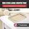Bakken-Swiss 2-Piece Crisper Tray, White Marble Non-Stick, Basket Design for Crispy Chips and Bacon BAKCRIPWH - alternate 3