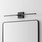 Jonathan Y McKenna 28" Modern Minimalist Adjustable Dimmable Integrated LED Metal Wall Sconce, Black JYL7041C - alternate 3