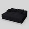 Homeroots 79" Black Corduroy Sleeper Sofa 719547 - alternate 3