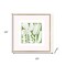 Homeroots Set Of Three Green Modern Garden Gold Framed Wall Art, 3PK 715179 - alternate 3