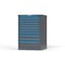 Strong Hold 11 drawer cabinet - (7x 2ft, 3x 3ft, 1x 4ft) - Blue accents - Keyed Alike S3044-PPAAS-1102FS - alternate 3