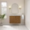 James Martin Vanities Laurent 36" Single Vanity, Honey Oak w/ 3 CM Carrara Marble Top 545-V36-HNO-3CAR - alternate 2