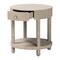 Bali & Pari Sadia Bohemian Woven Natural Grasscloth 1-Drawer Nightstand 254-14033-ZORO - alternate 4