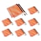 Mytee Products EZ Mount 18in x 18in Jersey Orange Mesh Safety Flag DOT Compliant, 8PK VMF-MK-ORANGEx8 - alternate 1