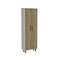 Homeroots Set of Two Oak and White Wood Kitchen Island And Pantry Cabinet 526343 - alternate 2