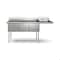 Koolmore 81 in. Three Compartment Sink Bowl Size 18x24x14 Stainless-Steel 18 Gauge with Right Drainboard KM-SC182414-24R3 - alternate 2