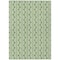 Homeroots 3' X 5' Green And Ivory Ogee Washable Indoor Outdoor Area Rug 601560 - alternate 3