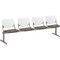 Kfi Kool Beam Seat Beam Seating, 95 in W 22" L 31" H, Polypropylene Seat 2300BEAM4-BP08-SP18 - alternate 1