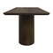 Homeroots 72" Dark Brown Solid Wood Double Pedestal Base Dining Table 611873 - alternate 2