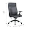 Leisuremod Maxwell High Back Leather Executive Office Chair, Tilt Lock MO20BLL - alternate 2