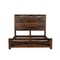 Homeroots Three Piece Dark Brown Solid Wood Bedroom Set 552146 - alternate 3