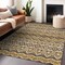 Homeroots 5' X 8' Gold Brown And Beige Moroccan Washable Indoor Outdoor Area Rug 594323 - alternate 3