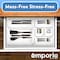 Emporio Kitchen Drawer Organizer Set, Includes 3-Pc 9x6 bins, 6-Pc 9x3 bins, 8-Pc 6x3 Bins, 8-Pc 3x3 Bins,  EMPORGN25 - alternate 2