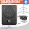 Pyle 8-Inch Low-Profile Amplified Subwoofer System PLBX8A - alternate 2