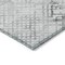 Homeroots 10' X 14' Gray Charcoal And Silver Geometric Washable Indoor Outdoor Area Rug 588273 - alternate 2