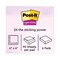 Post-It Pad, Note 4"X4" Lined, Ultra, PK6 675-6SSUC - alternate 5