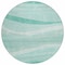 Homeroots 8' Aqua And Sky Blue Round Abstract Washable Indoor Outdoor Area Rug 603703 - alternate 3