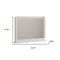 Homeroots 23" Clear Lighted Freestanding Frameless Makeup Shaving Tabletop Mirror 719118 - alternate 2