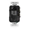 Leviton USB Receptacle, 15 A, 1/2 hp, Black T5633-2E - alternate 2